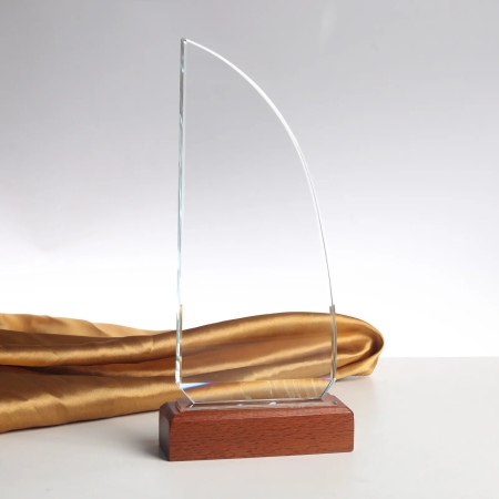 Trophées personnalisé en verre