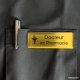 Badge porte nom personnalisé