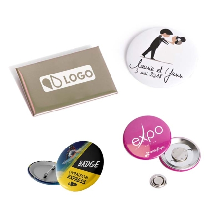 Pin's rond personnalisé