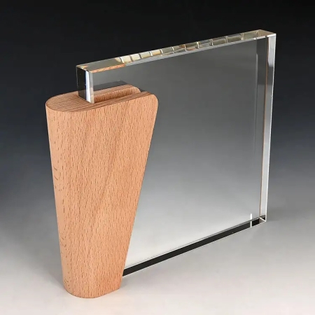 Trophée personnalisée en cristal
